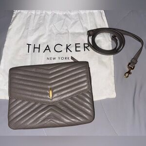 Thacker New York Taupe Crossbody Bag